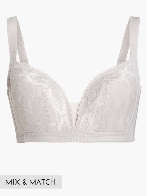 Lace Wireless Push-in Bra (Cup C-E)