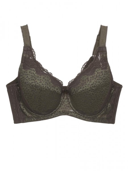 Leopard Lace Full Cup Bra