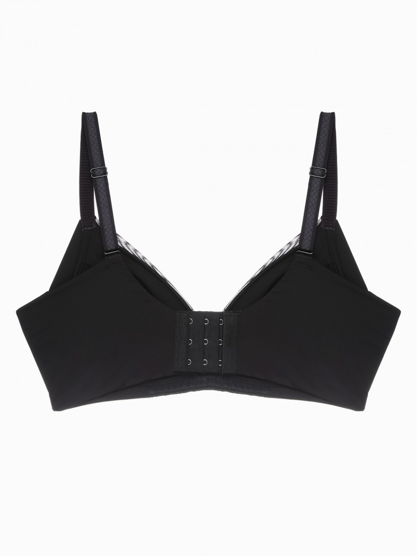 BR-02237, Lace Wireless Triangle Bra, Black | SATAMI Online BR-02237 ...