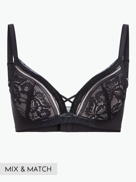 Lace Wireless Triangle Bra