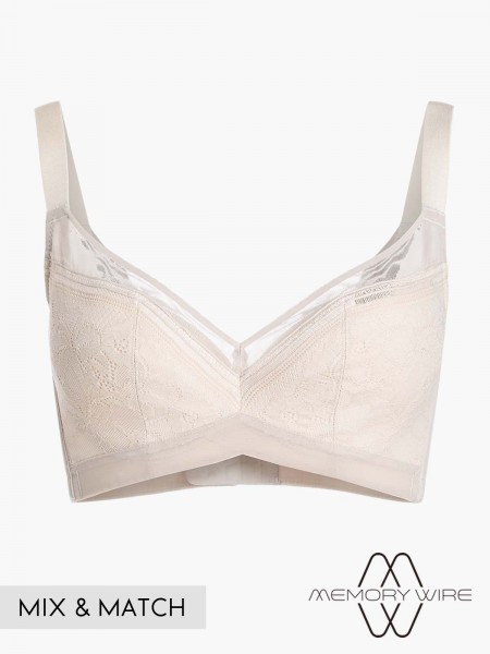 NiTi Shape-Memory Wire Plunge Bra ( Cup D-G )