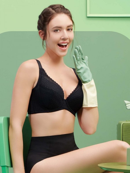 NiTi Shape-Memory Wire Full Cup Bra (Cup D-H)