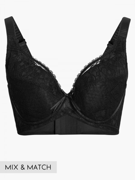 Lycra® Lace Full Cup Bra (Cup D-H)