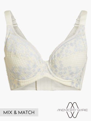 NiTi Shape-Memory Wire Lycra® Lace Full Soft Cup Bra (Cup D-H)