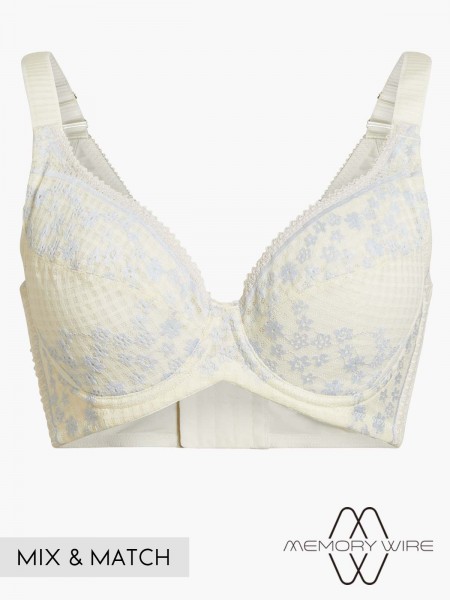 NiTi Shape-Memory Wire Lycra® Lace Full Soft Cup Bra (Cup D-H)