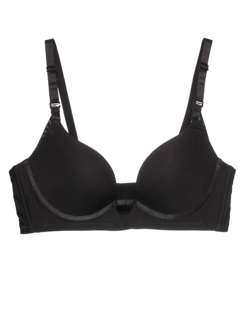 Ultimate Deep V Push Up Bra, Black | SATAMI Online