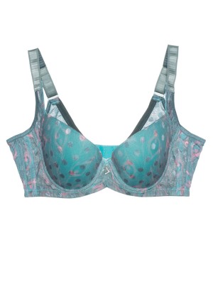 Peacock Mesh Moulded T-Shirt Bra