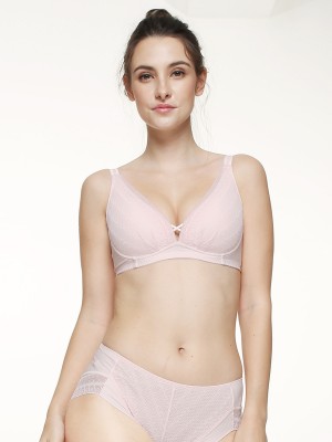 Lace Deep V Moulded Bra