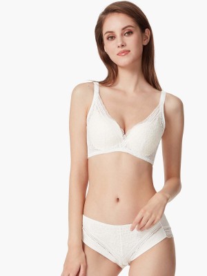 Lace Deep V Push Up Bra