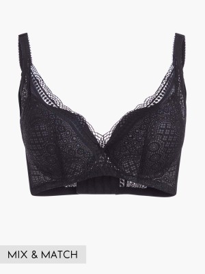 Lace Deep V Push Up Bra