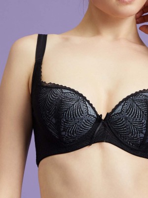 Lace Push-up Demi Moulded Bra ( Cup B-D)