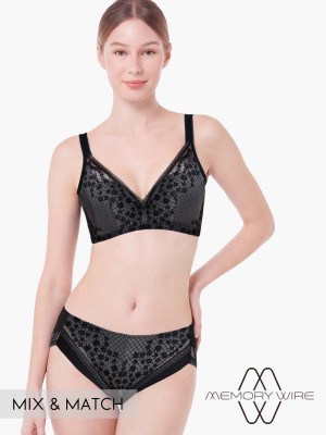 Memory Wire Deep V Push Up Moulded Bra (Cup B-D)