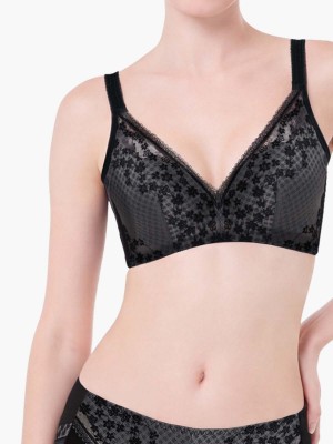 Memory Wire Deep V Push Up Moulded Bra (Cup B-D)