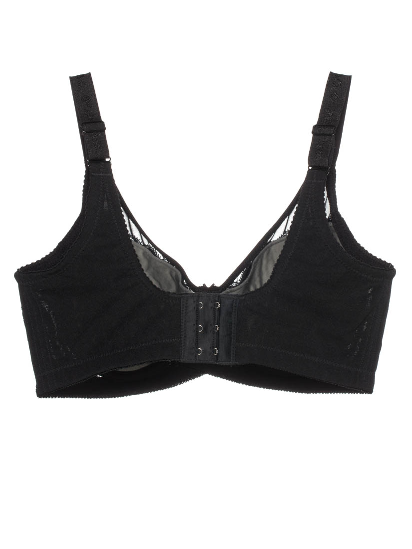 BR-03157, Lace Full Cup Soft Cup Bra, Black | SATAMI Online BR-03157 ...