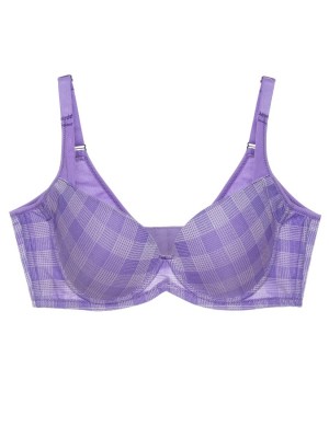 Checkered T-Shirt Bra