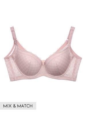 Lace Trim T-Shirt Bra
