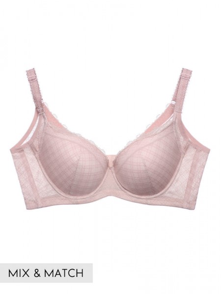 Lace Trim T-Shirt Bra