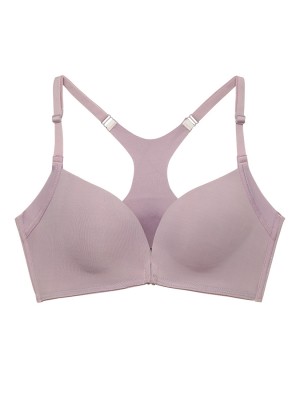 Front Closure Wireless T-shirt Bra