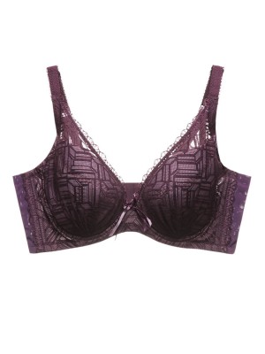 Lace Deep V Soft Cup Bra