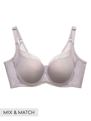 Lace Trim T-Shirt Bra