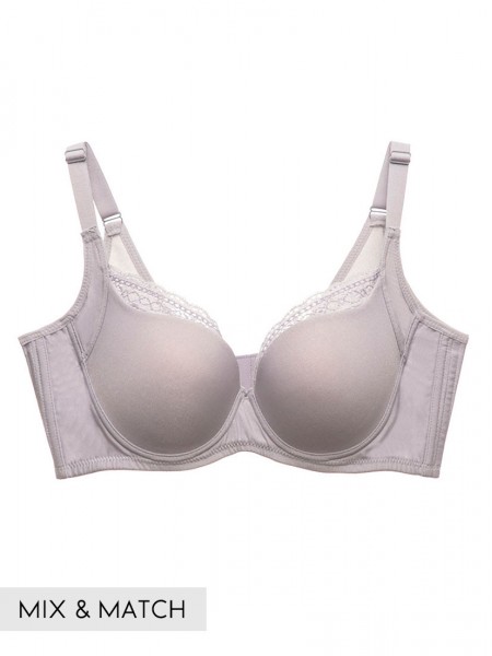 Lace Trim T-Shirt Bra