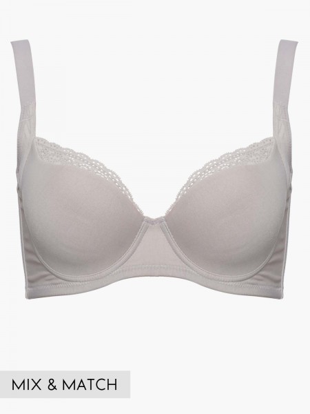 Lace Trim T-Shirt Bra