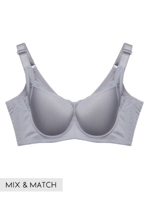 Lace Trim T-Shirt Bra (Cup C-F)