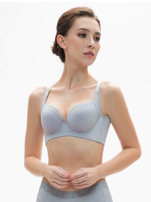 Lace Trim T-Shirt Bra (Cup C-F)