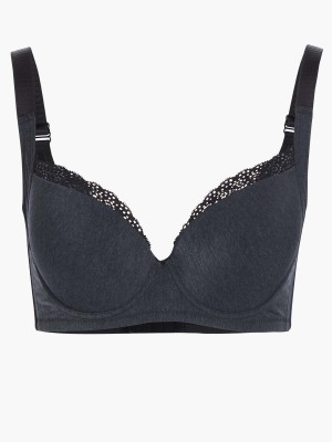 Lace Trim T-Shirt Bra (Cup C-F)