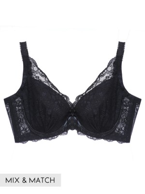 Lace Deep V Soft Cup Bra