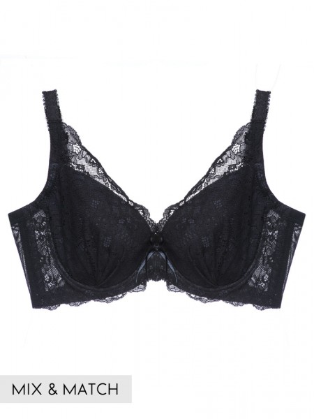 Lace Deep V Soft Cup Bra