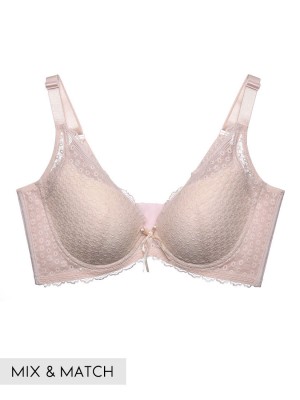 Lace Deep V Moulded Bra