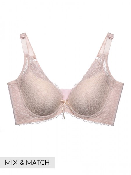 Lace Deep V Moulded Bra