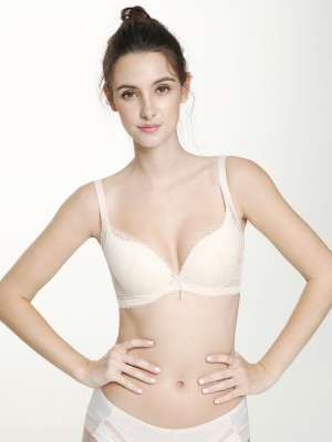 Floral Lace Demi Moulded Bra