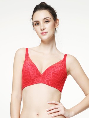 Lace Deep V Push Up Bra