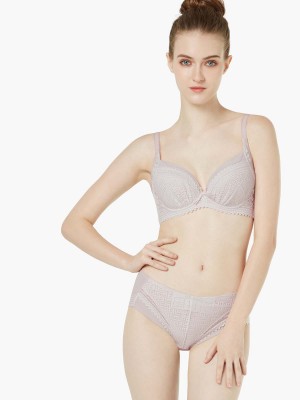 Floral Lace Demi Moulded Bra