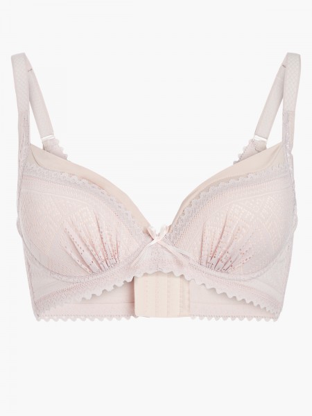 Floral Lace Demi Moulded Bra