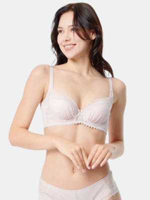 Floral Lace Demi Moulded Bra