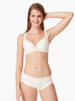 Lace Deep V Push Up Bra