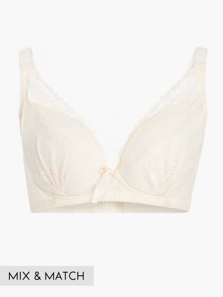 Lace Deep V Soft Cup Bra