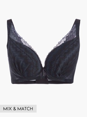 Lace Deep V Soft Cup Bra