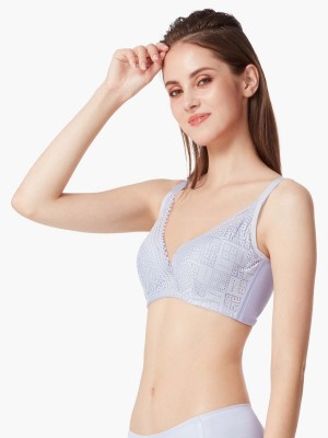 Lace Deep V Push Up Bra