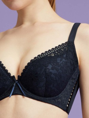 Deep V Push Up Moulded Bra (Cup B-D)