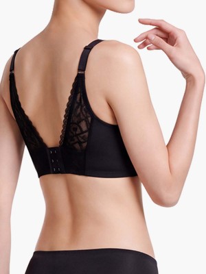 Lace Deep V Push Up Bra (Cup B-D)