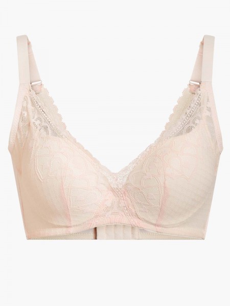 Lace Deep V Push Up Bra (Cup B-D)