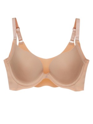 Front Closure Seamless T-shirt Bra