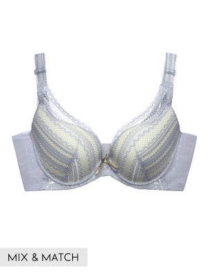 Lace Deep V Push Up Bra