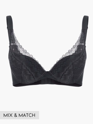 Lace Deep V Push Up Bra