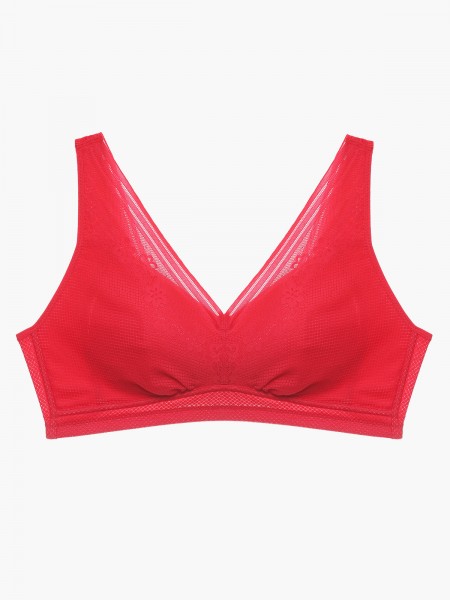 BS-00649, Non-wired Cami Bra, Red | SATAMI Online BS-00649, 无钢圈软杯胸衣, 红 ...