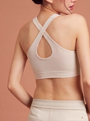 Modal® Cross Back Seamless Cami Bra With Removable Cup (Cup B-E)